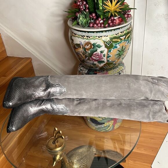 JO GHOST MIDNIGHT MAGIC OVER THE KNEE BOOTS - Picture 5 of 9